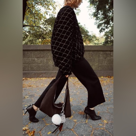 Zara Velvet Rhinestone Jacket - Picture 4 of 7